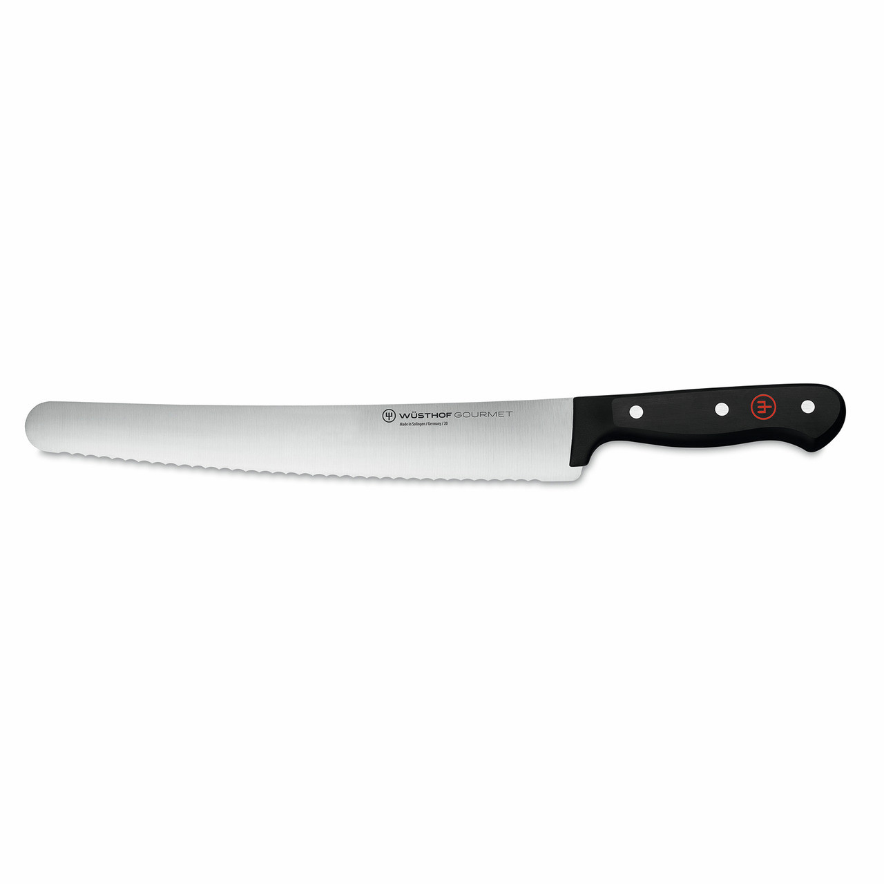 Gourmet, Konditormesser Klingenlänge 260 mm / 395 mm lang Wellenschliff